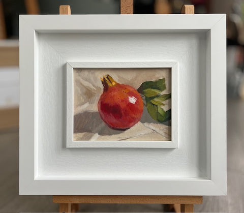 Pomegranate with leaves