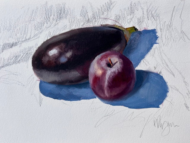 Aubergine and Plum