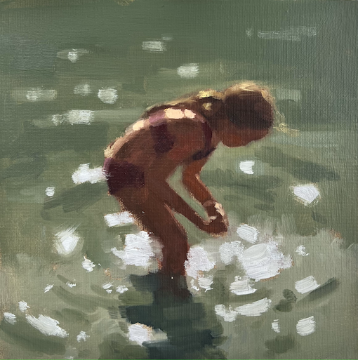 Glistening sea