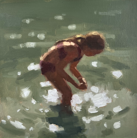 Glistening sea