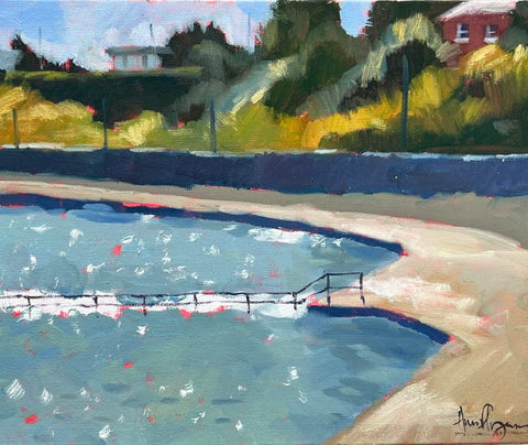 Summer at Seapoint , oil study