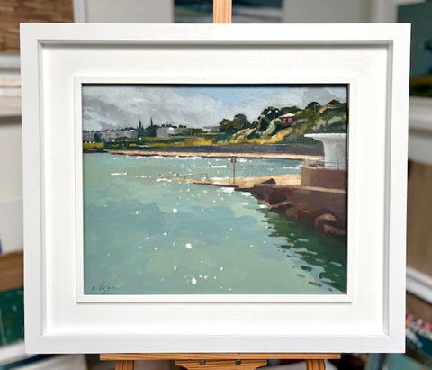 Down the steps at Seapoint