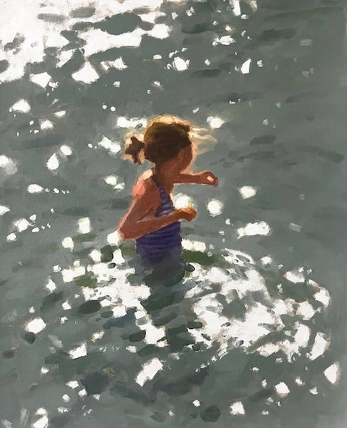 “Evening Swim” greeting cards.