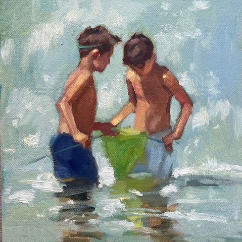 'Boys fishing'