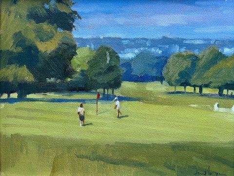 Killiney golf club, study for captain’s prize commission 2024.