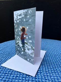 “Evening Swim” greeting cards.