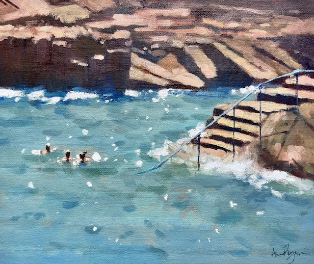 Swimmers at the Forty Foot