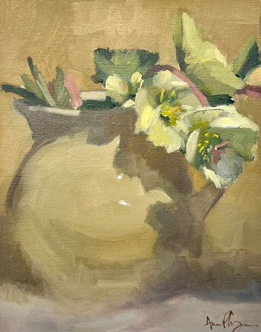 Hellebores from the garden