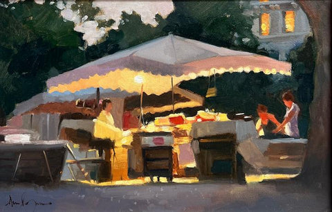 'Night Market, Cannes' This painting will be available from the Royal Ulster Academy exhibition at The Ulster Museum Belfast 18th October 2026. For enquiries in advance, get in touch via my contact link below. (Copy)