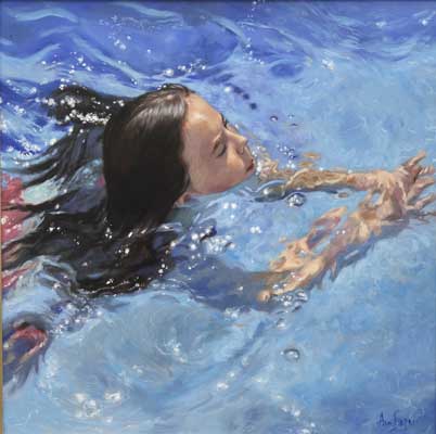 'Swimmer' - Ann Flynn Art
